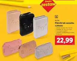 Lidl ASTRA Piórnik lub saszetka z pluszu oferta