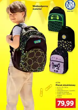 Lidl ASTRA Plecak młodzieżowy oferta