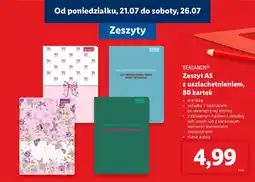 Lidl BENIAMIN Zeszyt A5 z uszlachetnieniem, oferta