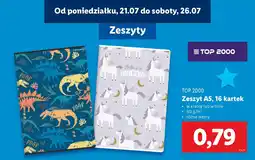 Lidl TOP 2000 Zeszyt A5 oferta