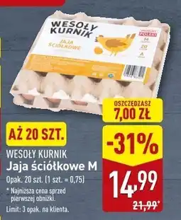 ALDI Jajka ściółkowe M Wesoły Kurnik oferta