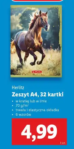 Lidl Herlitz Zeszyt A4 oferta