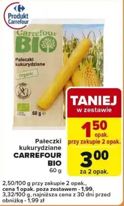 Carrefour Express Paleczki kukurydziane CARREFOUR BIO oferta