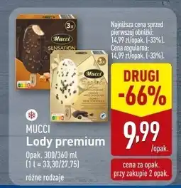 ALDI Lody premium Mucci różne rodzaje oferta