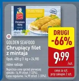 ALDI Filet z mintaja Golden Seafood różne rodzaje oferta