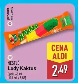 ALDI Lody Kaktus Nestle oferta