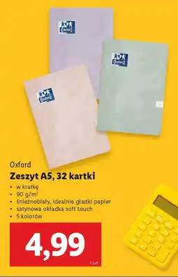 Lidl Oxford Zeszyt A5 oferta