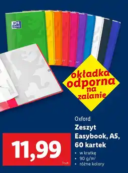 Lidl Oxford Zeszyt Easybook, A5 oferta