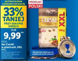 Lidl PILOS Ser Carski w plastrach, XXL oferta