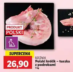 Lidl Polski królik tuszka z podrobami oferta