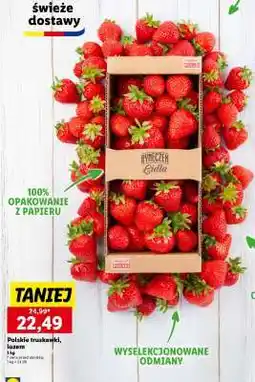Lidl Polskie truskawki, luzem oferta
