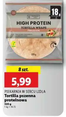 Lidl Tortilla pszenna proteinowa oferta