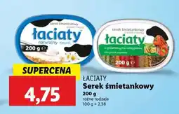Lidl ŁACIATY Serek śmietankowy oferta