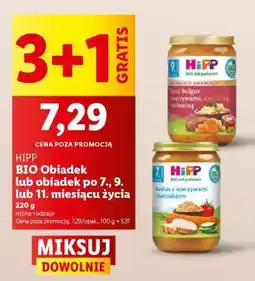 Lidl HiPP BIO Obiadek oferta