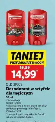 Lidl OLD SPICE Dezodorant w sztyfcie dla mężczyzn oferta