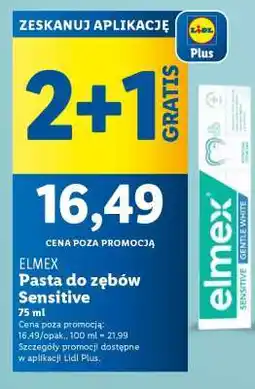 Lidl Elmex Pasta do zębów Sensitive oferta