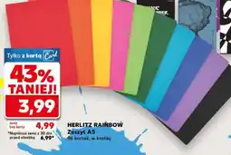 Kaufland HERLITZ RAINBOW Zeszyt A5 oferta