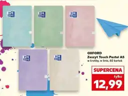 Kaufland OXFORD Zeszyt Touch Pastel A5 oferta