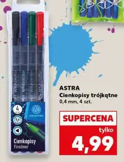 Kaufland ASTRA Cienkopisy trójkątne oferta