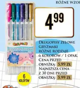 Dino Długopisy żelowe Gryzmaki oferta