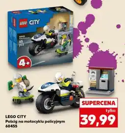 Kaufland LEGO CITY Pościg na motocyklu policyjnym 60455 oferta
