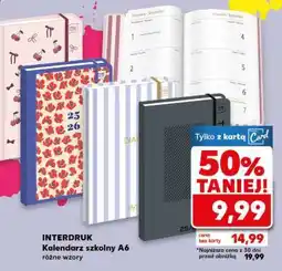 Kaufland INTERDRUK Kalendarz szkolny A6 oferta