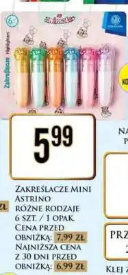 Dino Zakreślacze Mini Astrino oferta