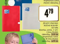 Dino ZESZYT OXFORD RÓŻNE KOLORY A5/60K oferta