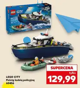 Kaufland LEGO CITY Pościg łodzią policyjną 60456 oferta