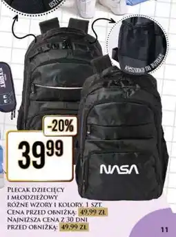 Dino PLECAK DZIECIĘCY I MŁODZIEŻOWY oferta