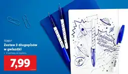 Lidl ΤΟΜΑ Długopisy w gwiazdki oferta