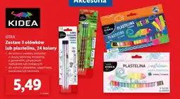 Lidl KIDEA Ołówki lub plastelina oferta