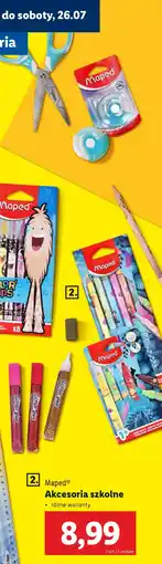 Lidl Maped Akcesoria szkolne oferta