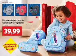 Lidl Zestaw szkolny: plecak, worek na buty i piórnik oferta