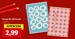 Lidl Zeszyt A4 oferta
