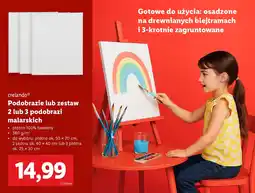 Lidl Crelando Podobrazie lub zestaw 2 lub 3 podobrazi malarskich oferta
