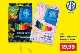 Lidl ASTRA Kredki ołówkowe Jumbo oferta