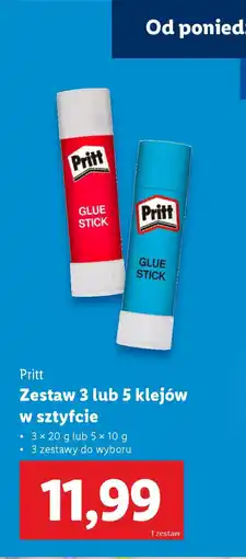 Lidl Pritt Kleje w sztyfcie oferta