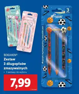 Lidl BENIAMIN Długopisy zmazywalne oferta