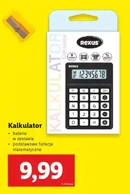 Lidl Rexus Kalkulator oferta