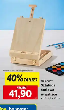 Lidl Crelando Sztaluga stołowa w walizce oferta