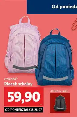 Lidl Crelando Plecak szkolny oferta