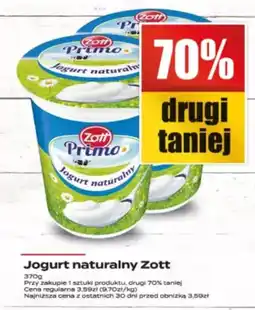 Supeco Jogurt naturalny Zott oferta
