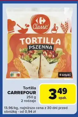Carrefour Express Tortilla Carrefour pszenna oferta