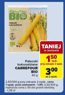Carrefour Express Paleczki kukurydziane Carrefour Bio oferta