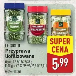 ALDI Przyprawa liofilizowana Le Gusto natka pietruszki oferta