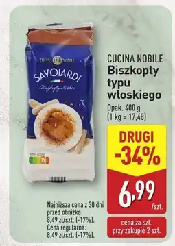 ALDI Biszkopty Cucina Nobile typu włoskiego oferta