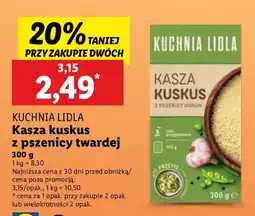 Lidl Kasza kuskus z pszenicy twardej Kuchnia Lidla oferta