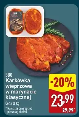 ALDI Karkówka wieprzowa w marynacie klasycznej BBQ oferta