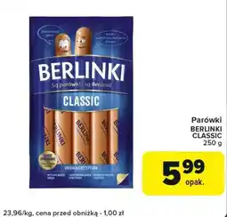 Globi Parówki BERLINKI CLASSIC oferta